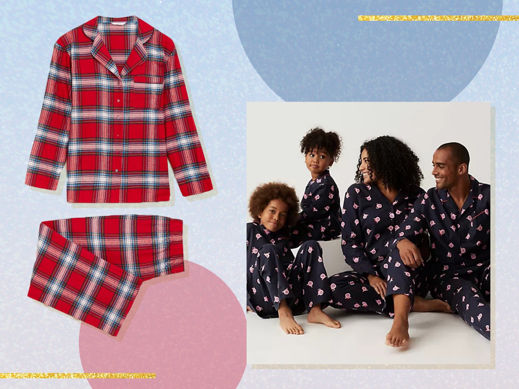 M S family Christmas pyjamas sets 2022 The Independent